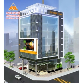 Thiết kế thi công tòa nhà văn phòng quận 2