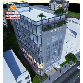 Thi công tòa nhà văn phòng hcm trọn gói