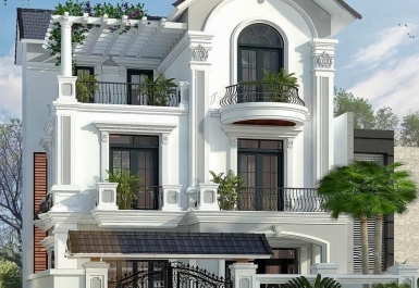 Báo giá nhà mái Thái 3 tầng  trọn gói Hóc Môn