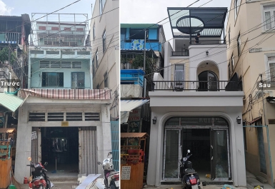 Sửa chữa, cải tạo nhà cũ thành mới tại Bình Dương