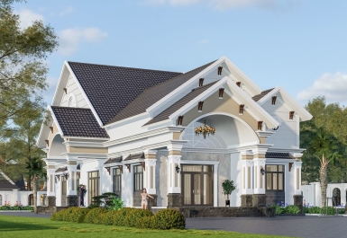 Thi công biệt thự cấp 4 trọn gói giá rẻ tại Hóc Môn