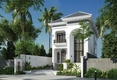 Thiết kế thi công biệt thự tân cổ điển trọn gói Bình Dương