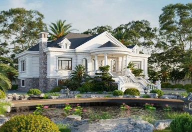 Thiết kế thi công biệt thự sân vườn trọn gói tại Dĩ An