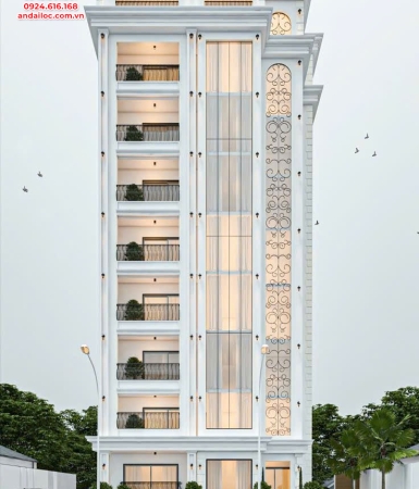 Thiết kế thi công tòa nhà văn phòng hiện đại