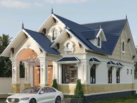 Mẫu biệt thự cấp 4 nông thôn đẹp được yêu thích hiện nay