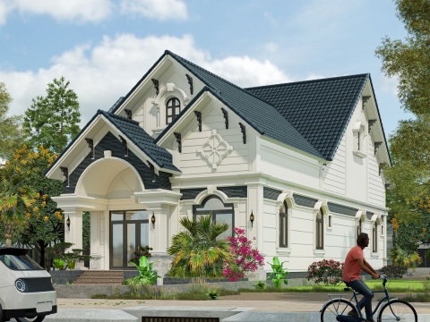 99+ mẫu nhà mái thái cấp 4 đẹp hiện đại, sang trọng 2025