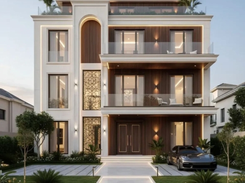 Thiết kế mẫu nhà phố hiện đại Nhà Bè đẹp thu hút mọi ánh nhìn