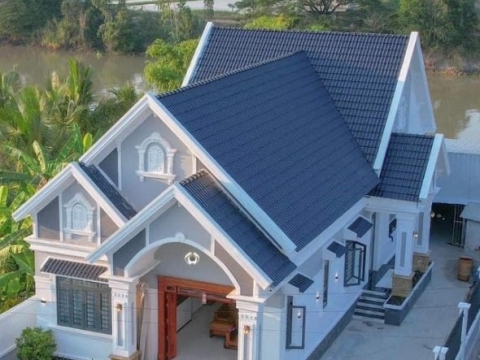 Công trình thi công biệt thự trệt sân vườn tại Đồng Nai