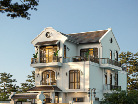 Chiêm ngưỡng mẫu thiết kế biệt thự Indochine tại Vũng Tàu  